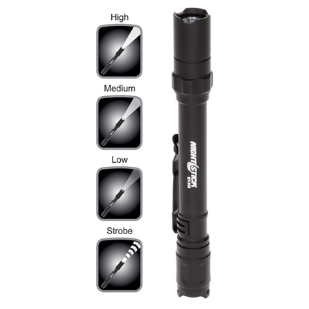BAYCO Mini-Tac Pro Flashlight - Black - 2 Aaa Batteries MT-200